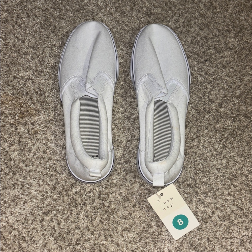 a new day White Casual Slip-On Shoes